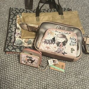 Anekke Leopard Print Bag